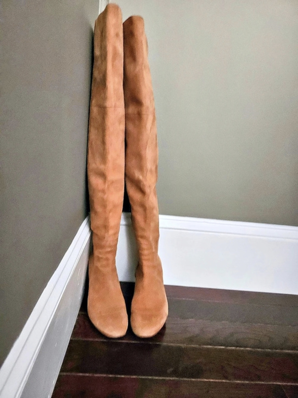 Loeffler Randall Over-the-Knee Suede Boots US 6.5 B